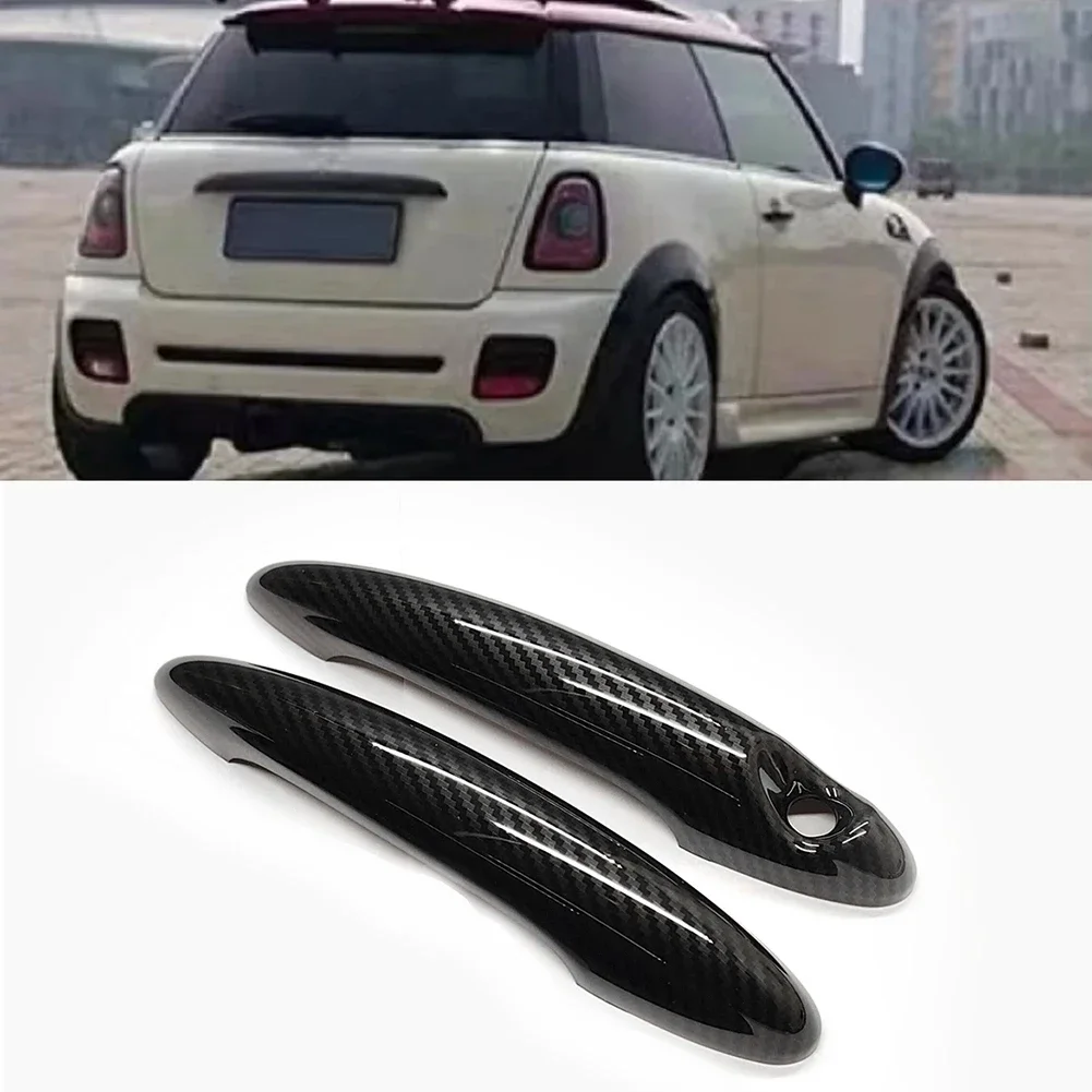 Комплект крышек дверных ручек из углеродного волокна для MINI Cooper S R50 R53 R55, легкий и стильный, обновление вашего автомобиля
Комплект крышек дверных ручек из углеродного волокна для MINI Cooper S R50 R53 R55, легкий и стильный, обновление вашего автомобиля