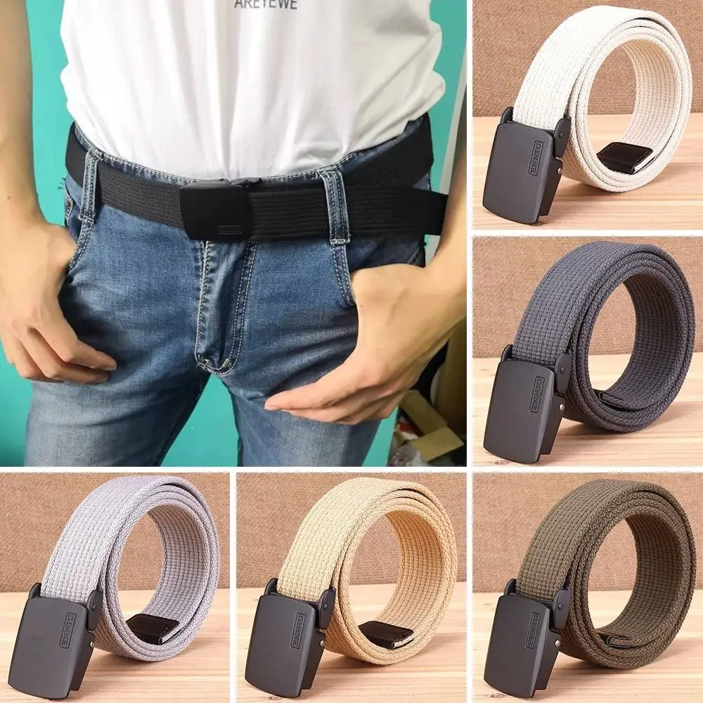 Vintage Automatic Buckle Business Belt Nylon Trendy Brand Waistband Canvas Casual Buckle Waist Belt Men
Vintage Automatic Buckle Business Belt Nylon Trendy Brand Waistband Canvas Casual Buckle Waist Belt Men