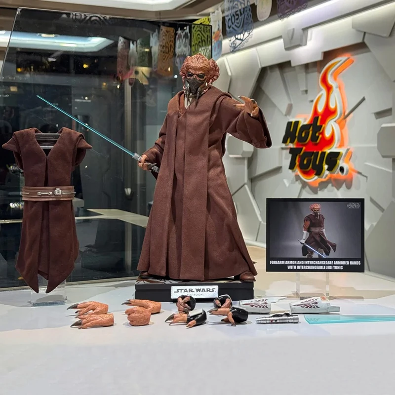 Genuine Hot Toys Star Wars Episode III Plo Koon 1/6 Scale 31cm Articulated Action Figure Movie Merchandise Ornament Collectible
Genuine Hot Toys Star Wars Episode III Plo Koon 1/6 Scale 31cm Articulated Action Figure Movie Merchandise Ornament Collectible