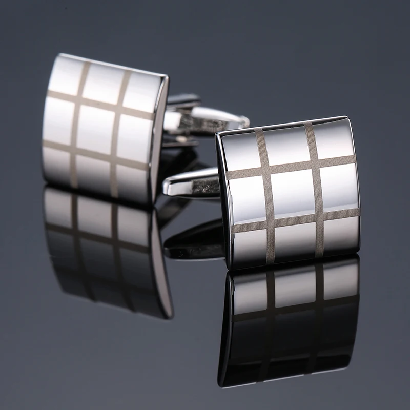Men's French shirt cufflinks copper material square laser lines cufflinks fashionable jewelry wholesale Classic style
Men's French shirt cufflinks copper material square laser lines cufflinks fashionable jewelry wholesale Classic style