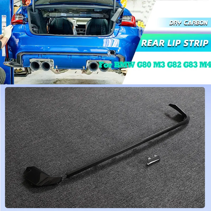 Prepreg Dry Carbon Car Rear Bumper Diffuser Lip Strips for BMW G80 M3 G82 G83 M4 2021-2023 Replacement Rear Lip Trim Spoiler
Prepreg Dry Carbon Car Rear Bumper Diffuser Lip Strips for BMW G80 M3 G82 G83 M4 2021-2023 Replacement Rear Lip Trim Spoiler