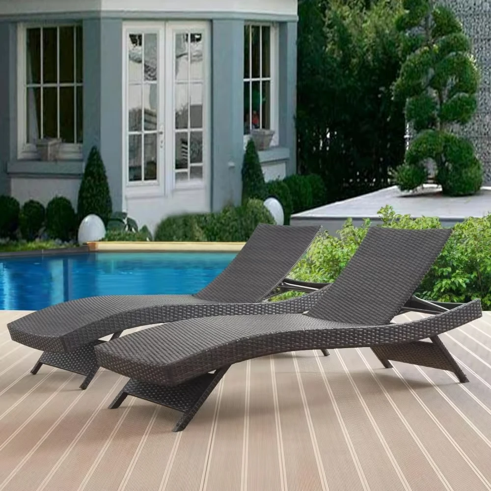 RTS Sun Lounger Chair Agrden Luxury Rattan Pool Lounger Adjustable Outdoor Furiniure Chaise Longue Wicker Reclining Lounge Chair
RTS Sun Lounger Chair Agrden Luxury Rattan Pool Lounger Adjustable Outdoor Furiniure Chaise Longue Wicker Reclining Lounge Chair