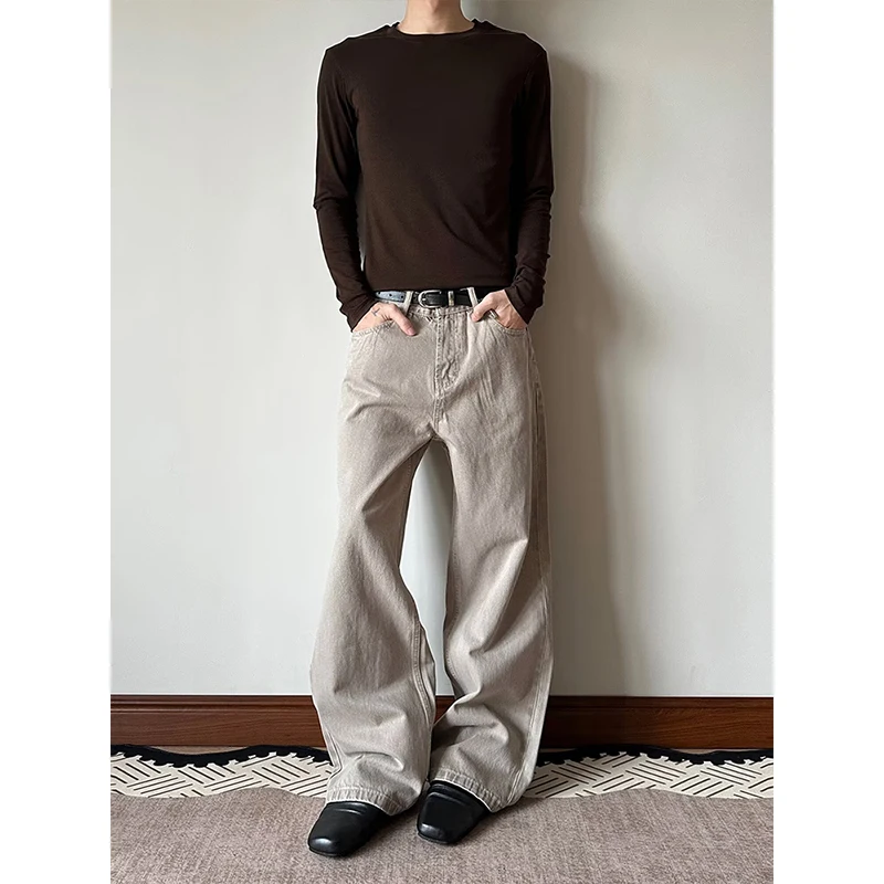 KEQI Men's khaki Y2k Baggy Jeans Vintage Harajuku Grunge High Waist Oversize Jean Pants Straight Wide Leg Denim Trousers Summer
KEQI Men's khaki Y2k Baggy Jeans Vintage Harajuku Grunge High Waist Oversize Jean Pants Straight Wide Leg Denim Trousers Summer
