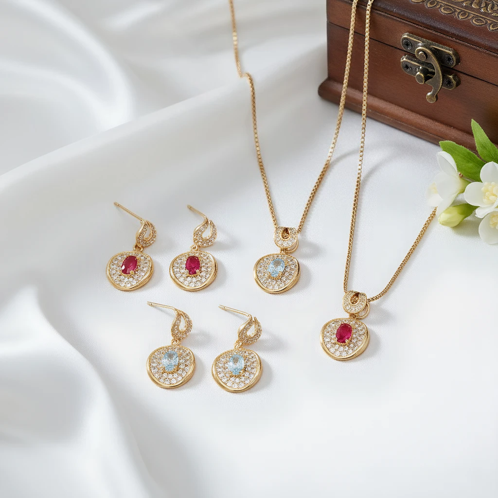 Элегантный винтажный ювелирный набор из 3 предметов для женщин: ожерелье с красными стразами, блестящий хрустальный чокер, свадебные серьги для вечеринок
Элегантный винтажный ювелирный набор из 3 предметов для женщин: ожерелье с красными стразами, блестящий хрустальный чокер, свадебные серьги для вечеринок