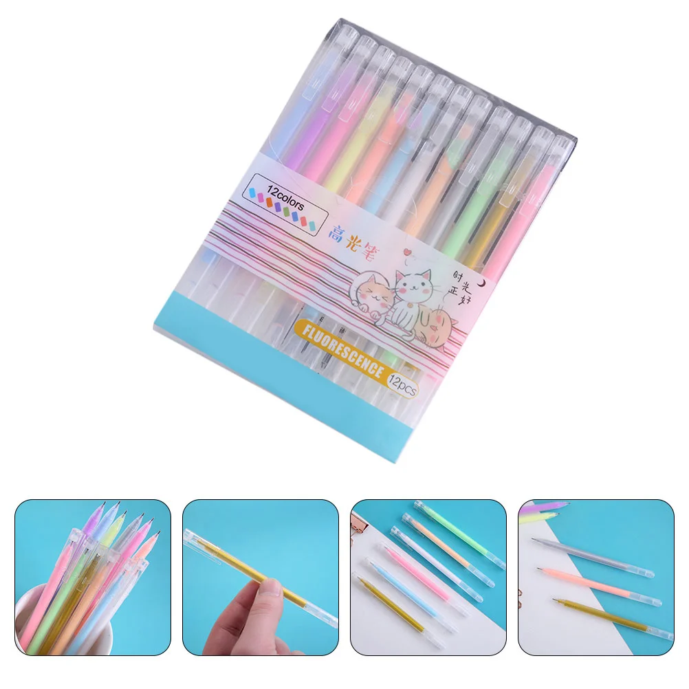 12 Pcs Highlight Pen Stationery Erasable Highlighters Colorful Marker Pens Drawing Fluorescent Plastic Fine Tip Diary
12 Pcs Highlight Pen Stationery Erasable Highlighters Colorful Marker Pens Drawing Fluorescent Plastic Fine Tip Diary