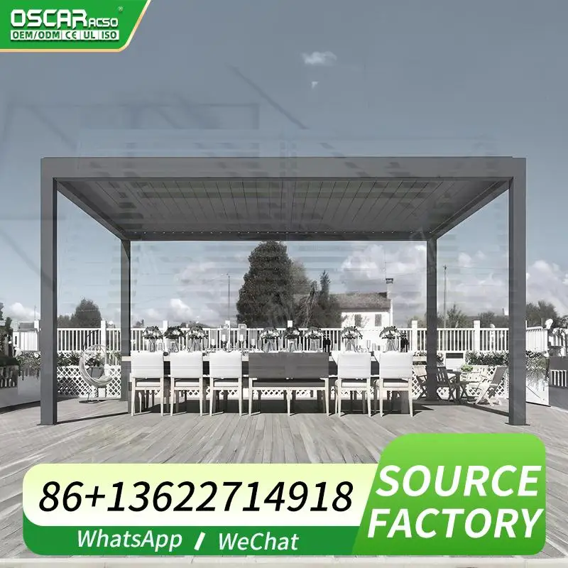 White Aluminum Pergola Waterproof Sun Shade for Outdoor Gardens Courtyard Louvered Design Ideal for European Backyards American
White Aluminum Pergola Waterproof Sun Shade for Outdoor Gardens Courtyard Louvered Design Ideal for European Backyards American