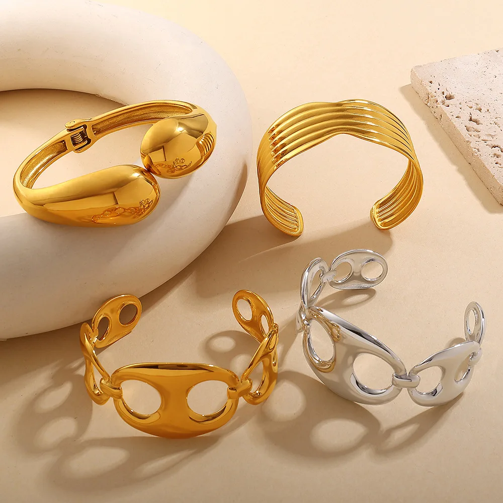 Retro Style Niche Light LuxuryCreative Irregular Opening Stainless Steel Bracelet
Retro Style Niche Light LuxuryCreative Irregular Opening Stainless Steel Bracelet