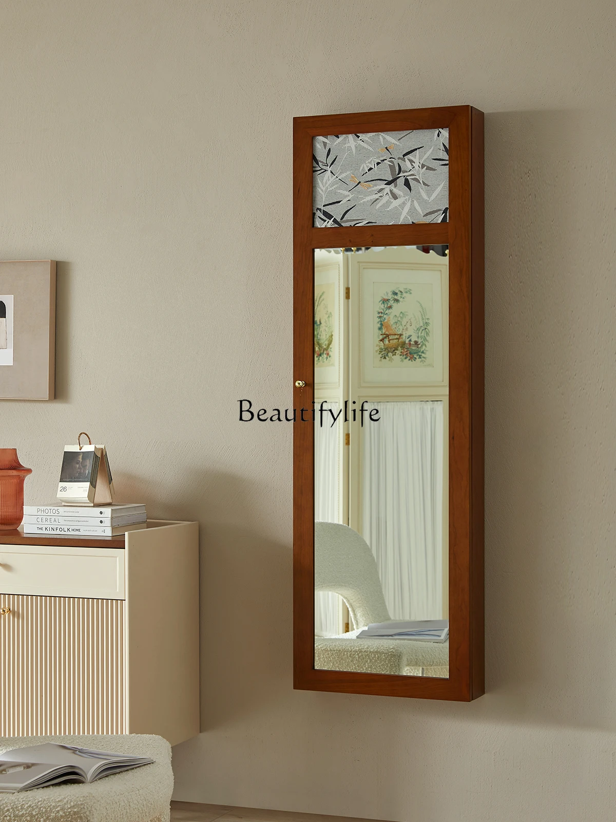 Hallway Mirror Cabinet Vintage Hanging Home Makeup Dressing Mirror Solid Wood
Hallway Mirror Cabinet Vintage Hanging Home Makeup Dressing Mirror Solid Wood