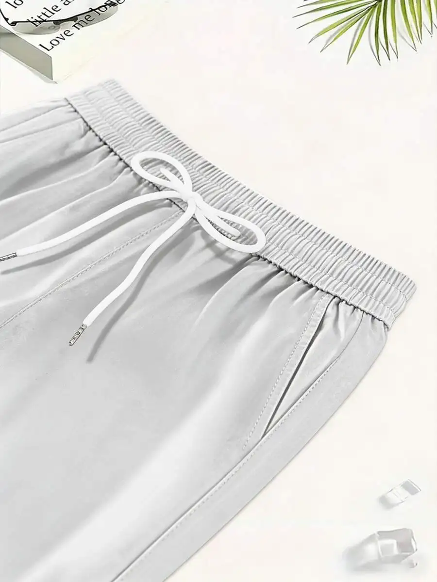 Mens Casual Beach Shorts With Drawstring Waist Quick Dry Lightweight Summer Shorts
Mens Casual Beach Shorts With Drawstring Waist Quick Dry Lightweight Summer Shorts