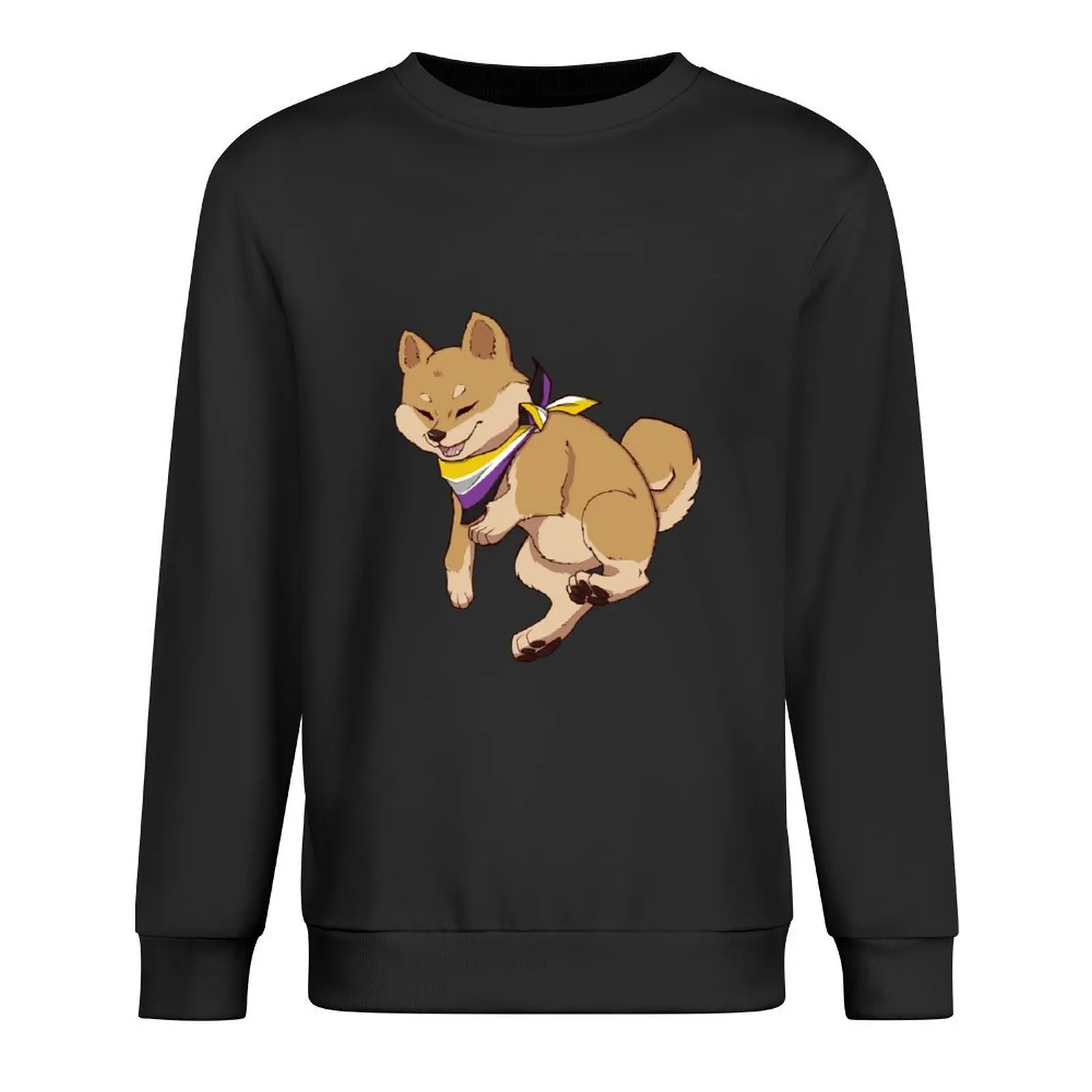 Non-binary Pride Shiba Inu Pullover japanese style men's winter sweater men clothes hooded sweatshirt
Non-binary Pride Shiba Inu Pullover japanese style men's winter sweater men clothes hooded sweatshirt