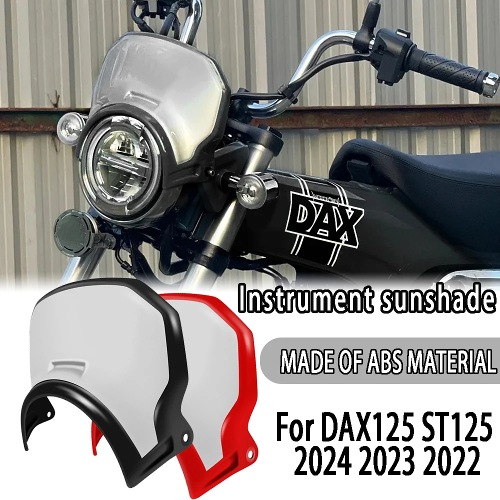Для DAX125 ST125 2024 2023 2022 лобовое стекло мотоцикла, крышка инструмента, крышка инструмента, солнцезащитный козырек для инструмента, декоративная крышка
Для DAX125 ST125 2024 2023 2022 лобовое стекло мотоцикла, крышка инструмента, крышка инструмента, солнцезащитный козырек для инструмента, декоративная крышка
