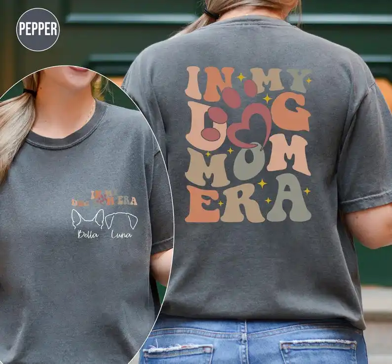 Custom in My Dog Mom Era Shirt Personalized Dog Ears Tshirt With Name Gift for Dog Cat Lover Tees Birthday Gifts Daily Shirt
Custom in My Dog Mom Era Shirt Personalized Dog Ears Tshirt With Name Gift for Dog Cat Lover Tees Birthday Gifts Daily Shirt
