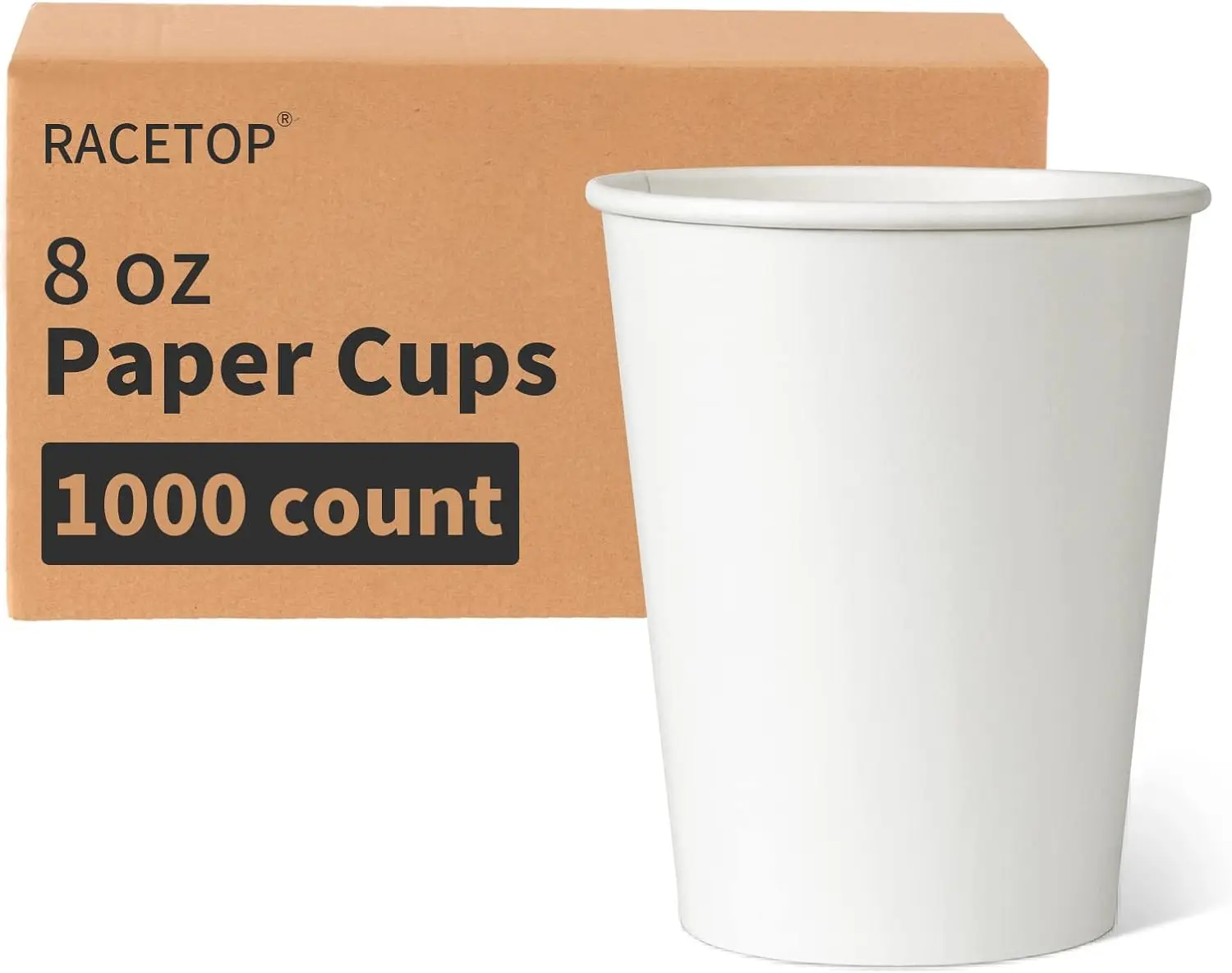 1000 Pack 8 oz Disposable Paper Coffee Cups for Hot Drinks, Bulk Office Coffee Cups with Rolled Rim
1000 Pack 8 oz Disposable Paper Coffee Cups for Hot Drinks, Bulk Office Coffee Cups with Rolled Rim