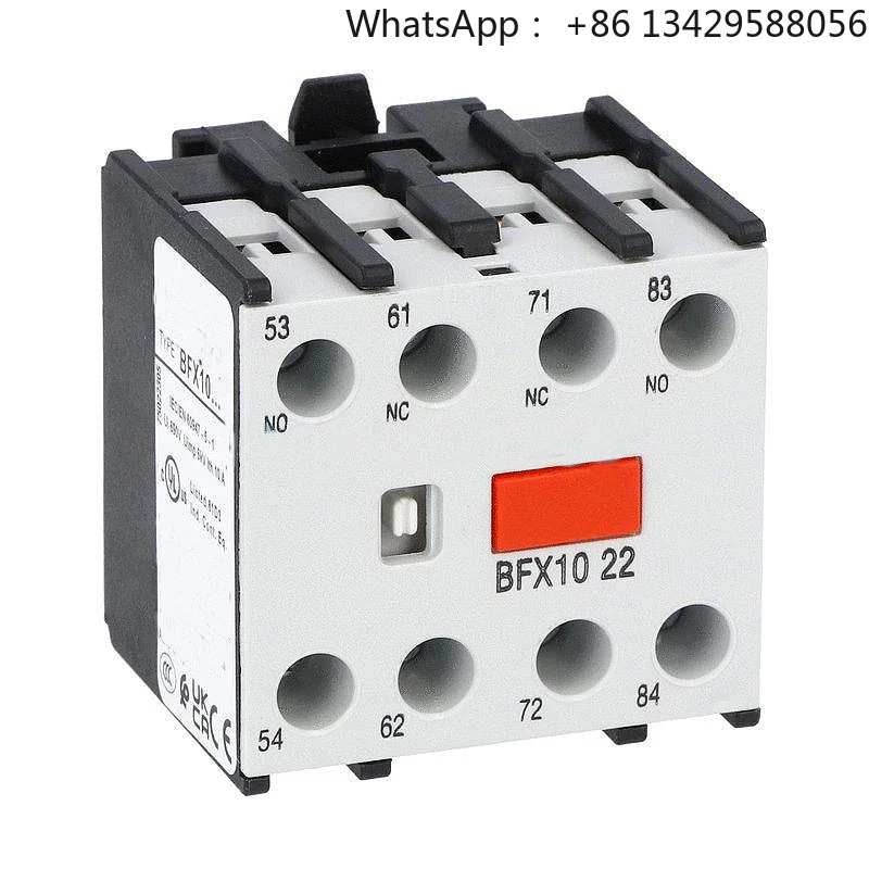 Original Brand New BFX1022 Auxiliary Contact Control Relay 2NO+2NC BFX1022 Quality Products
Original Brand New BFX1022 Auxiliary Contact Control Relay 2NO+2NC BFX1022 Quality Products