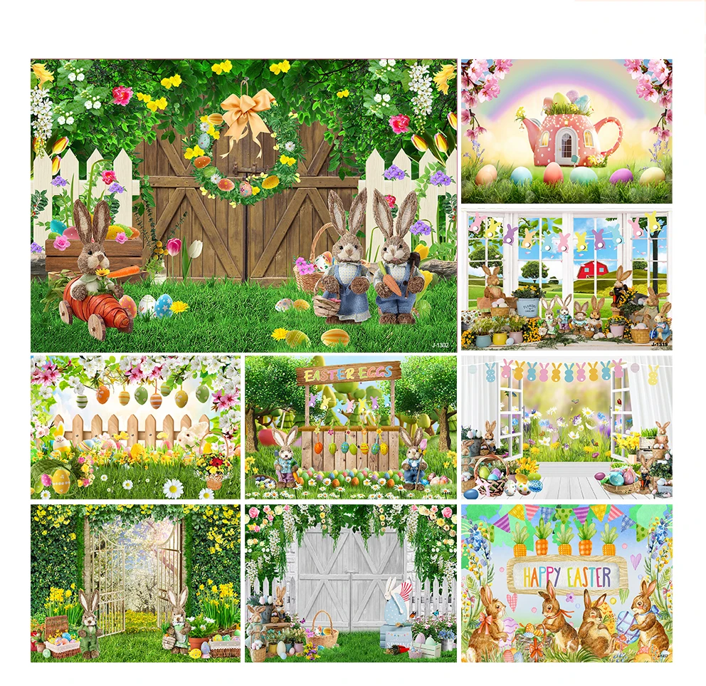Easter Backdrop Spring Grass Garden Rabbit Eggs Rustic Wooden Barn Door Photography Background Baby Shower Banner Party Supplies
Easter Backdrop Spring Grass Garden Rabbit Eggs Rustic Wooden Barn Door Photography Background Baby Shower Banner Party Supplies