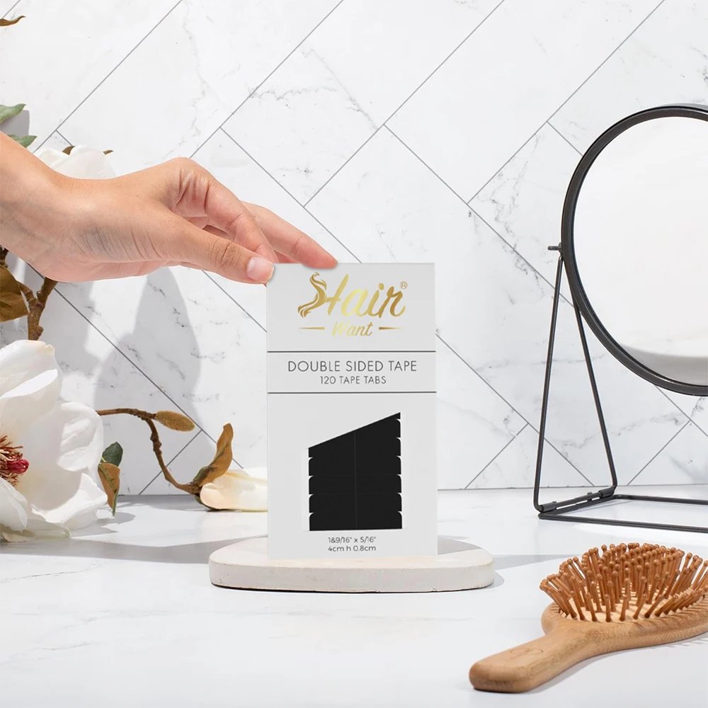 Hair Want 120Tabs Hair Extension Tape Waterproof Replacement Double-Sided Tape for Tape Ins 4cm×0.8cm Adhesive Hair System Tape
Hair Want 120Tabs Hair Extension Tape Waterproof Replacement Double-Sided Tape for Tape Ins 4cm×0.8cm Adhesive Hair System Tape