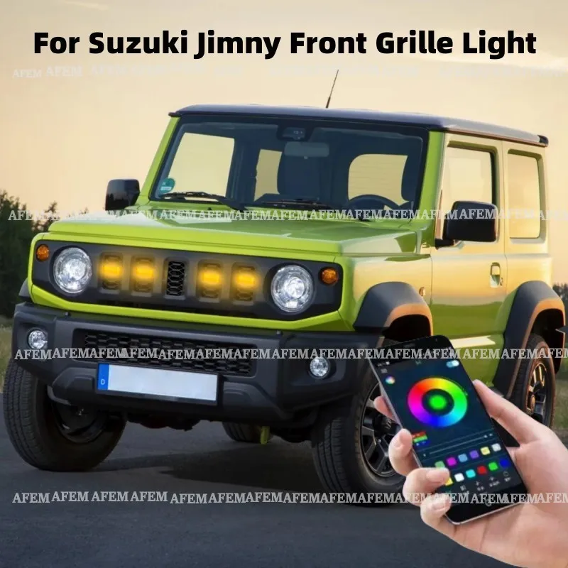 LED Front Grille Light For Suzuki Jimny Car Daytime Running Light Wheel Eyebrow Lamp For Pickup Offroad 12V
LED Front Grille Light For Suzuki Jimny Car Daytime Running Light Wheel Eyebrow Lamp For Pickup Offroad 12V