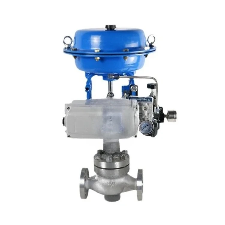 Pneumatic membrane control valve 4-20MA input and output signal feedback pressure regulation CV3000 flange DN50 carbon steel
Pneumatic membrane control valve 4-20MA input and output signal feedback pressure regulation CV3000 flange DN50 carbon steel