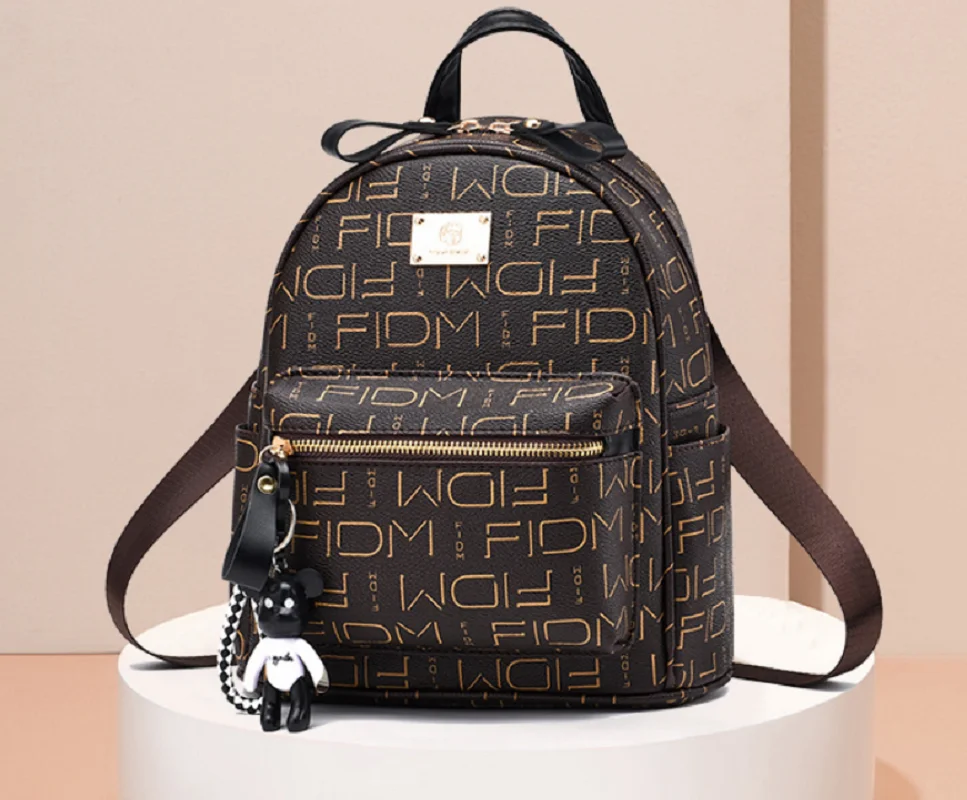 2026 Luxury Korean Fashion Letter Printing Leather Travel Backpacks Women's Large Capacity Shoulder Bags School Bag Backpack
2026 Luxury Korean Fashion Letter Printing Leather Travel Backpacks Women's Large Capacity Shoulder Bags School Bag Backpack