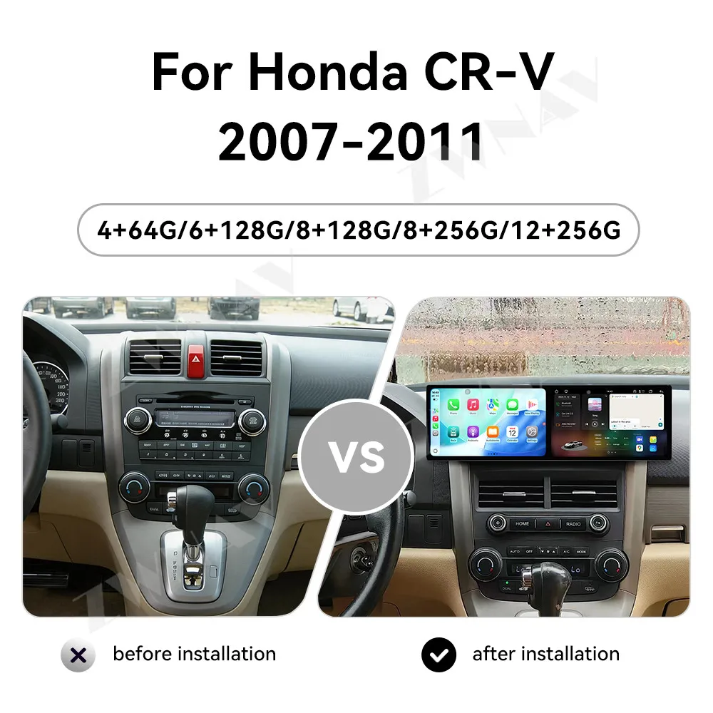 Android 15 Dual 9.1 Inch For Honda CR-V 2007-2011 Car Multimedia Player Car Gps Navi Radio Wireless Carplay Android Auto
Android 15 Dual 9.1 Inch For Honda CR-V 2007-2011 Car Multimedia Player Car Gps Navi Radio Wireless Carplay Android Auto