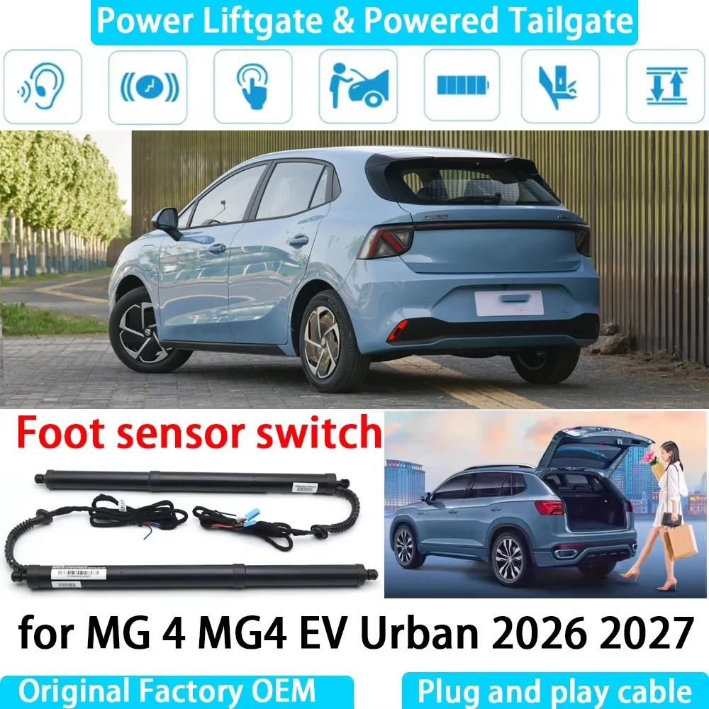 for MG 4 MG4 EV Urban 2026 2027 Automatic Electric Power Liftgate Powered Tailgate Strut Tail Gate Lift System
for MG 4 MG4 EV Urban 2026 2027 Automatic Electric Power Liftgate Powered Tailgate Strut Tail Gate Lift System
