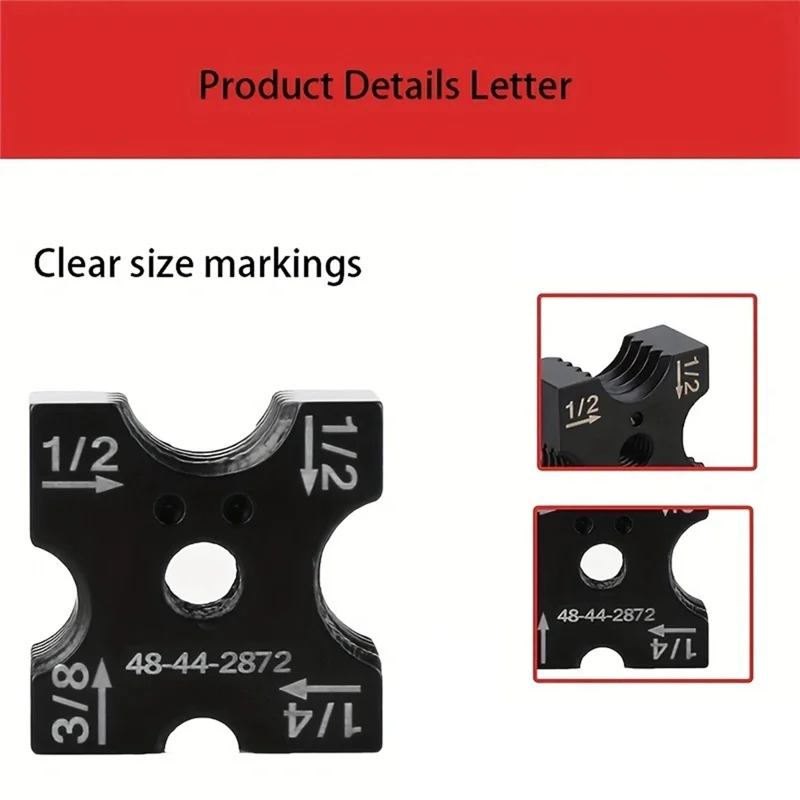 YLS-48-44-2872 1/4In,3/8In,1/2In Replacement Cutting Die Set For Milwaukee 2872-20,2872-21 M18 Brushless Threaded Rod Cutter
YLS-48-44-2872 1/4In,3/8In,1/2In Replacement Cutting Die Set For Milwaukee 2872-20,2872-21 M18 Brushless Threaded Rod Cutter