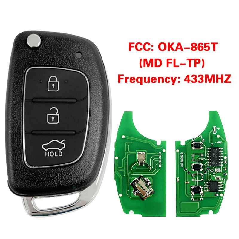 CN020077 Послепродажный 3-кнопочный откидной пульт дистанционного управления 47 чипов 433 МГц OKA-865T (MD FL-TP) для Hyundai Elantra 2012
CN020077 Послепродажный 3-кнопочный откидной пульт дистанционного управления 47 чипов 433 МГц OKA-865T (MD FL-TP) для Hyundai Elantra 2012