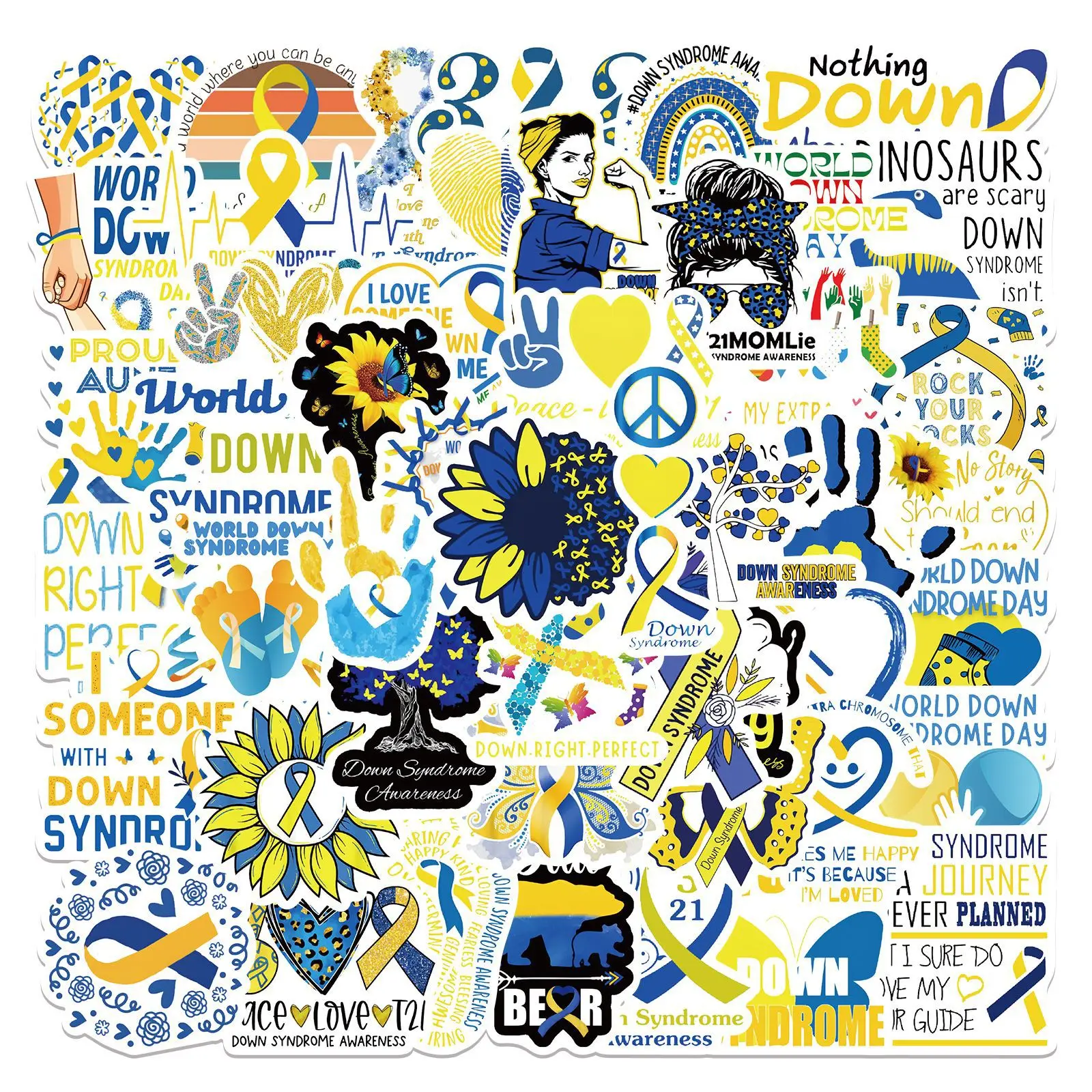 50Pcs Encourage Down Syndrome Series Stickers Suitcase Phone Case Water Bottle Waterproof Decoration Diy Sticker Packs
50Pcs Encourage Down Syndrome Series Stickers Suitcase Phone Case Water Bottle Waterproof Decoration Diy Sticker Packs