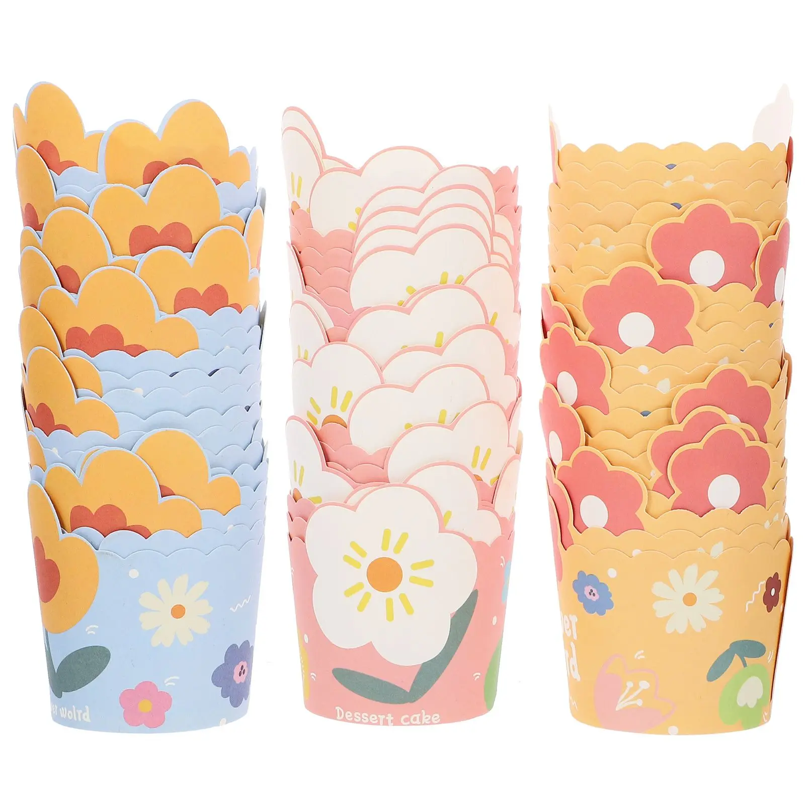 75 Pcs Cake Cup Three Dimensional Cake Baking Liners Paper Cupcake Liners Disposable Kitchen Party Decorative Muffin Cups
75 Pcs Cake Cup Three Dimensional Cake Baking Liners Paper Cupcake Liners Disposable Kitchen Party Decorative Muffin Cups