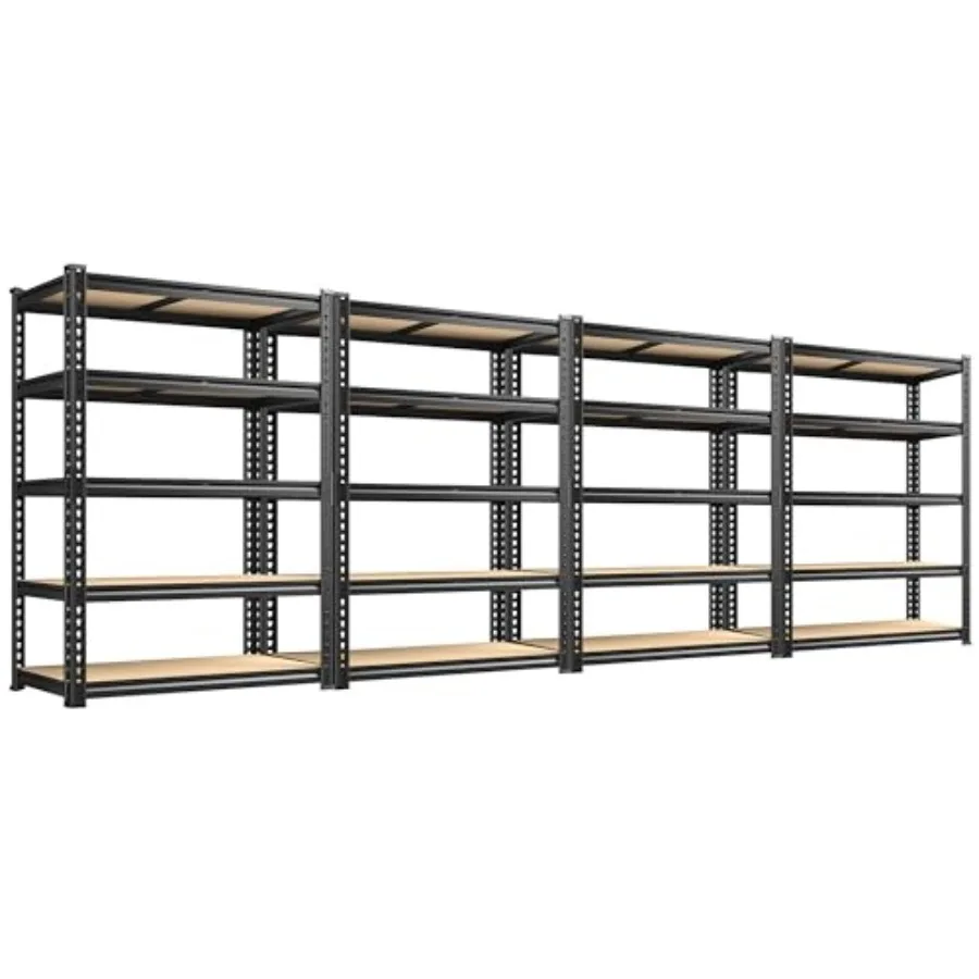 2400LBS Storage Shelves 5 Tier Garage Shelving Heavy Duty Adjustable Shelves, Utility Rack Shelf, Shelving Units for Storage
2400LBS Storage Shelves 5 Tier Garage Shelving Heavy Duty Adjustable Shelves, Utility Rack Shelf, Shelving Units for Storage