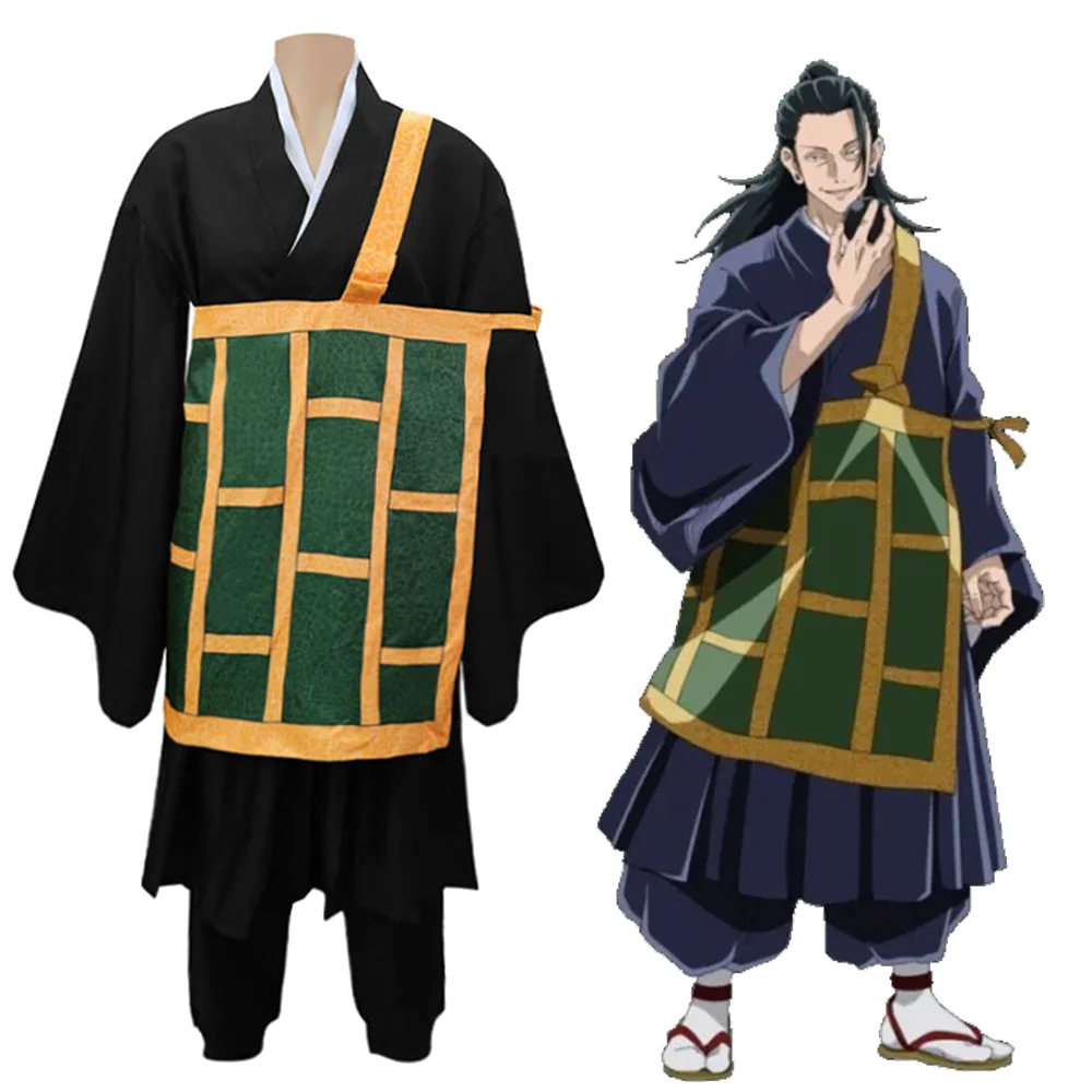 Geto Suguru Cosplay Jujutsu Kaisen Costume Man Outfit Black Kimono-style Robe White Inner Collar Loose-fitting Pants Halloween
Geto Suguru Cosplay Jujutsu Kaisen Costume Man Outfit Black Kimono-style Robe White Inner Collar Loose-fitting Pants Halloween