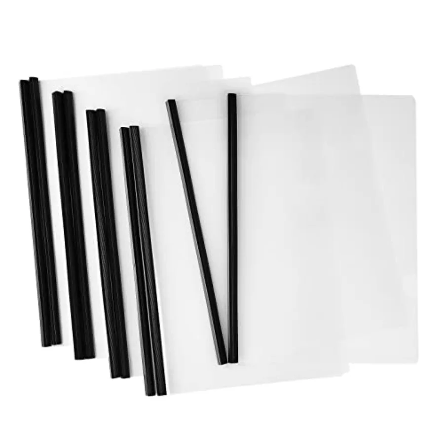 Pcs Clear Report Covers with Sliding Bar, Plastic Binder Paper Protector, Report Folders with Clear Cover for Resume Portfolio
Pcs Clear Report Covers with Sliding Bar, Plastic Binder Paper Protector, Report Folders with Clear Cover for Resume Portfolio