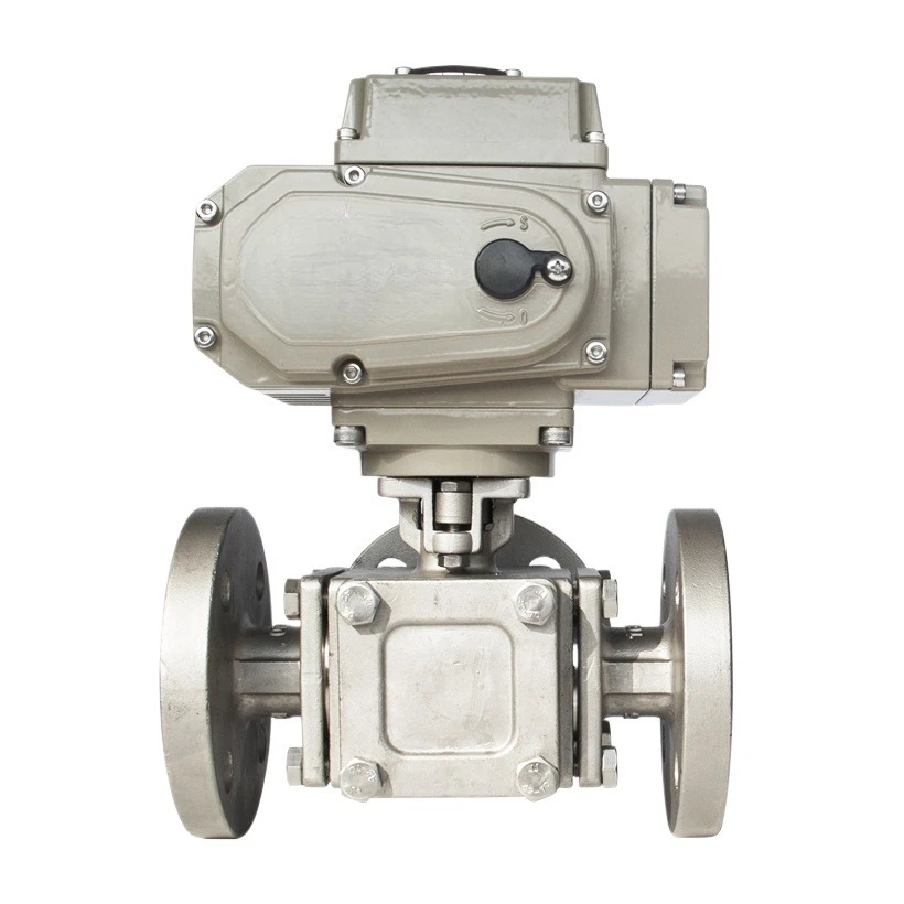 Stainless steel electric ball valve dn50 q41f-16c ball valve, electric three-way flange ball valve, electric valve
Stainless steel electric ball valve dn50 q41f-16c ball valve, electric three-way flange ball valve, electric valve