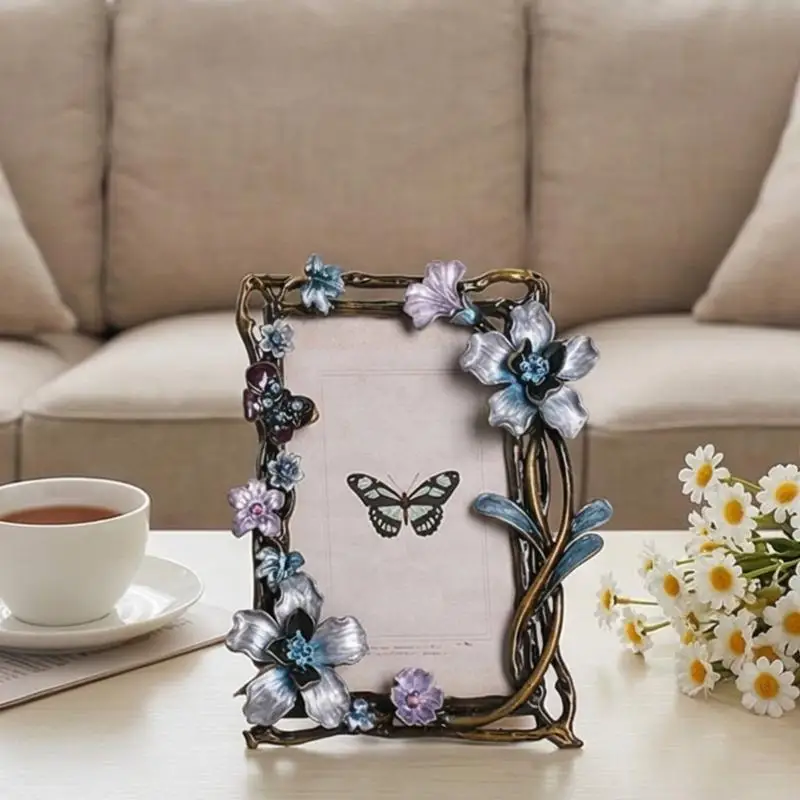 G6KF Bird Floral Enamel Rhinestones Accented Metal Photo Frame For Wedding Valentines
G6KF Bird Floral Enamel Rhinestones Accented Metal Photo Frame For Wedding Valentines