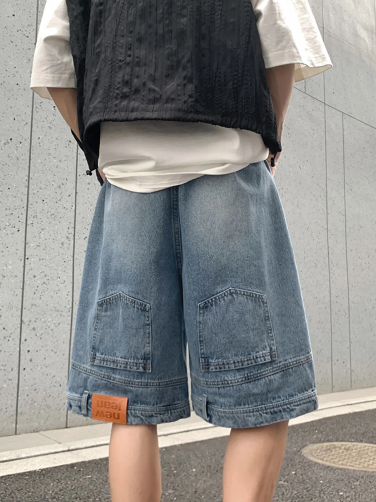 Blue Denim Inverted Wearing ort Pants Men's Summer American Cleanfit Five Parts Street Sle High Waist Midi orts
Blue Denim Inverted Wearing ort Pants Men's Summer American Cleanfit Five Parts Street Sle High Waist Midi orts