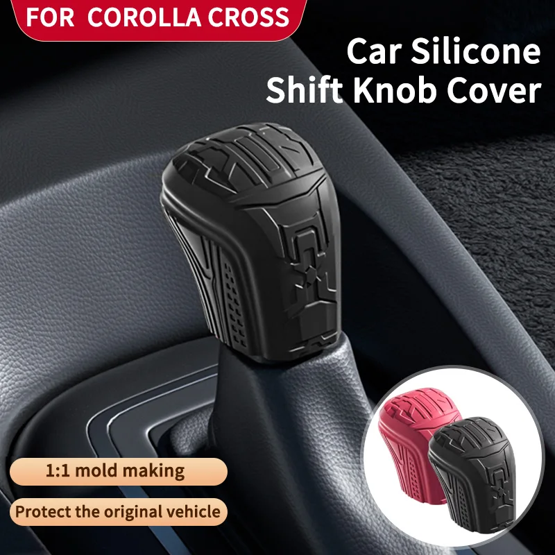 Red/Black Car Gear Shift Knob Cover for Corolla Cross, Anti-Slip Auto Knob Protector for Smooth Shifting, Comfortable Handbrake
Red/Black Car Gear Shift Knob Cover for Corolla Cross, Anti-Slip Auto Knob Protector for Smooth Shifting, Comfortable Handbrake