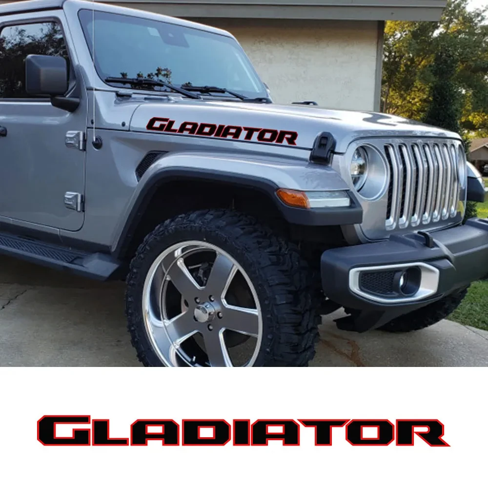 2Pcs Pickup Engine Hood Side Decal For Jeep Gladiator Truck Stickers Graphics Vinyl Letters Decor Cover Auto Tuning Accessories
2Pcs Pickup Engine Hood Side Decal For Jeep Gladiator Truck Stickers Graphics Vinyl Letters Decor Cover Auto Tuning Accessories
