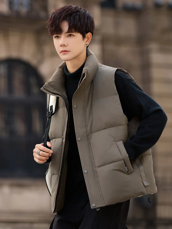 Thiened Warmth Vest oulder Pad down Jaet Men Winter New Faion Trendy Collar Color Blo Lightweight Hip Hop Polyester...
Thiened Warmth Vest oulder Pad down Jaet Men Winter New Faion Trendy Collar Color Blo Lightweight Hip Hop Polyester...