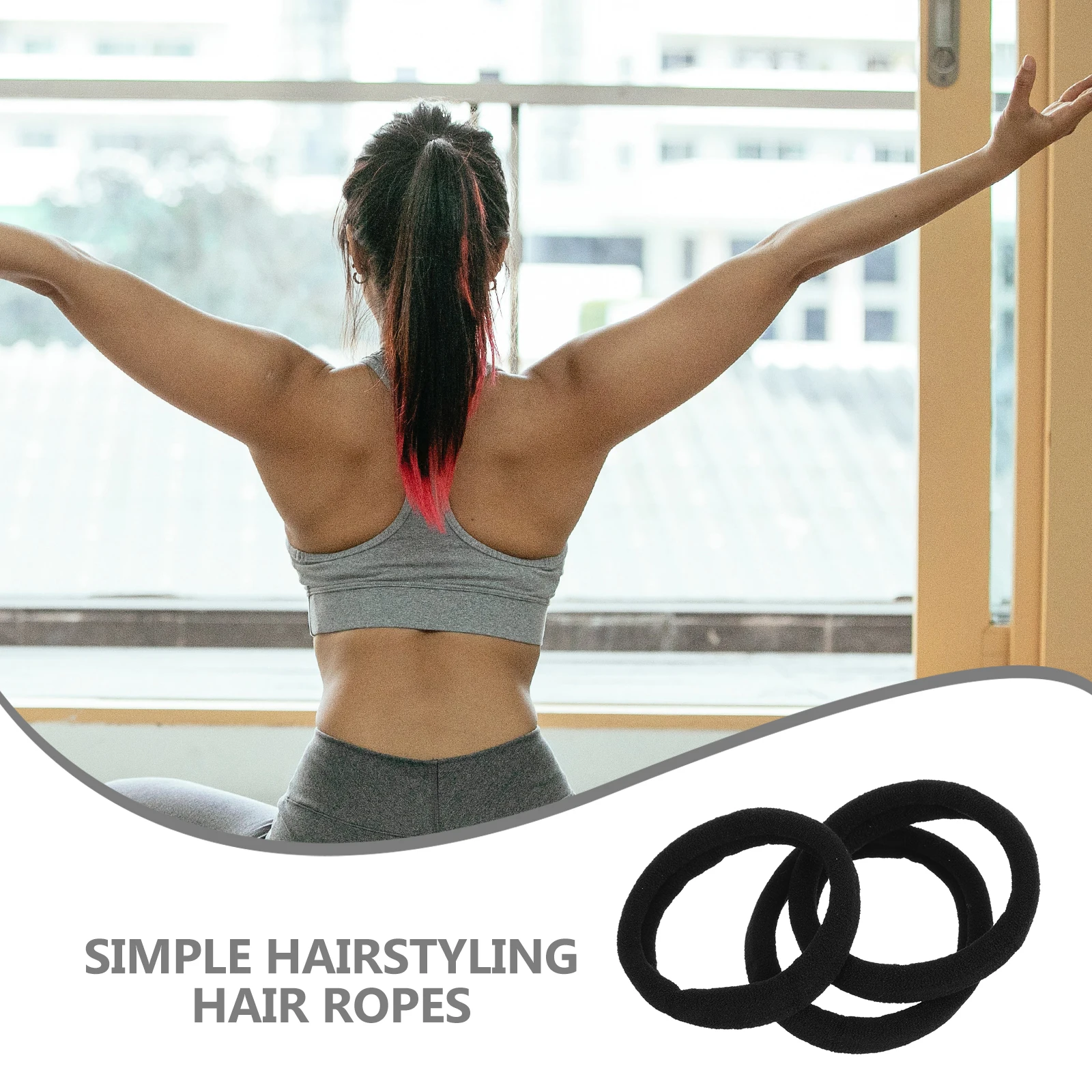 40pcs Hair Bands Rope Headwear Accessories Elastic Korean Ring Women Black Ponytail Holder Cloth Tie Stylish Hair Decor
40pcs Hair Bands Rope Headwear Accessories Elastic Korean Ring Women Black Ponytail Holder Cloth Tie Stylish Hair Decor