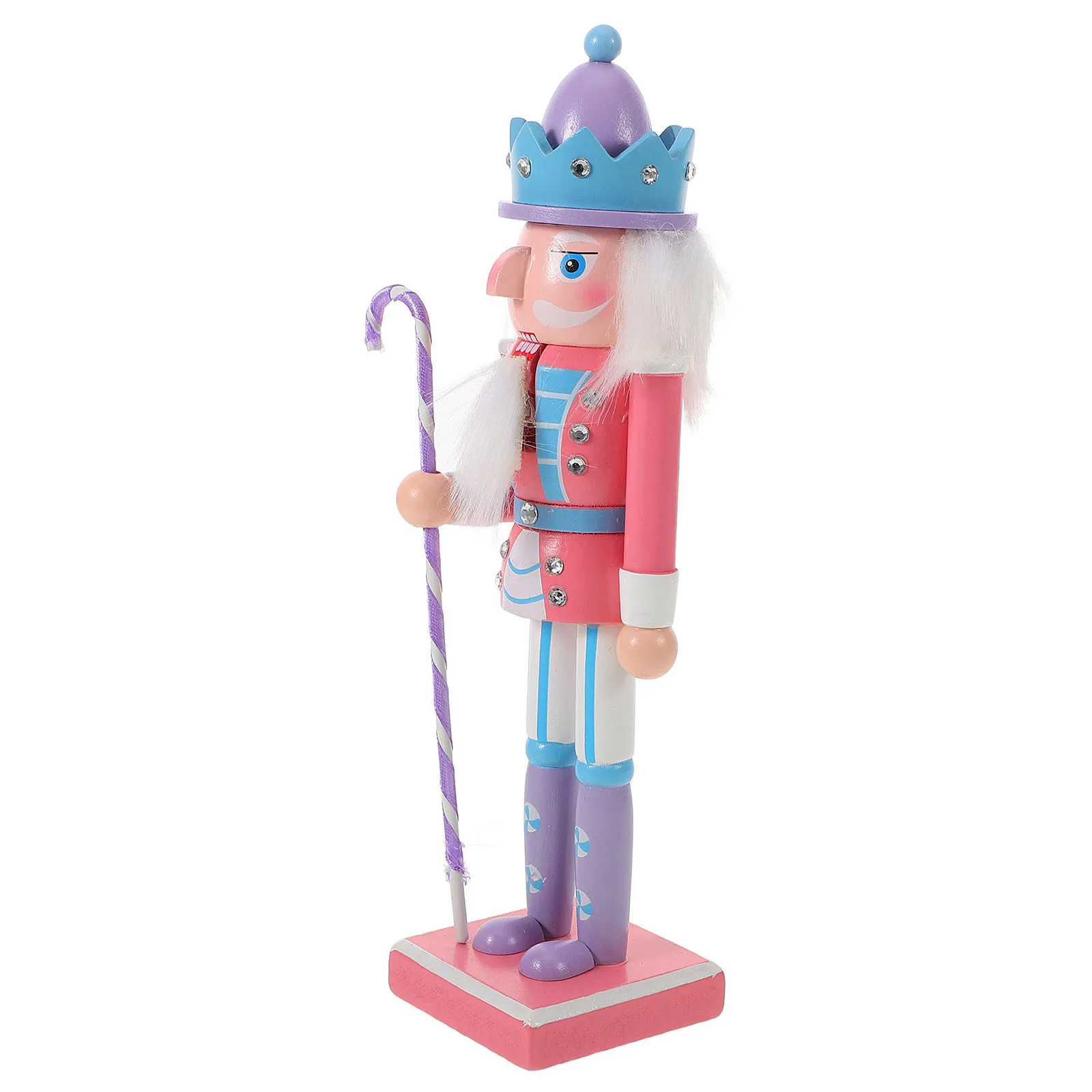 Christmas Nutcracker Soldier Puppet 25cm Pink Candy Light Color Wood Toy Statue Decor for Home Party DIY Christmas Nutcrackers 
Christmas Nutcracker Soldier Puppet 25cm Pink Candy Light Color Wood Toy Statue Decor for Home Party DIY Christmas Nutcrackers
