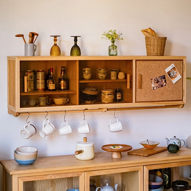Solid wood kitchen dining side cabinet wall locker living room closet wall storage locker
Solid wood kitchen dining side cabinet wall locker living room closet wall storage locker