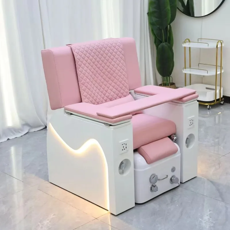Multifunctional Custom Color And Logo Eyelash Extensions Nail Salon Pedicure Spa Chair With Massage Wave Drain Pump
Multifunctional Custom Color And Logo Eyelash Extensions Nail Salon Pedicure Spa Chair With Massage Wave Drain Pump