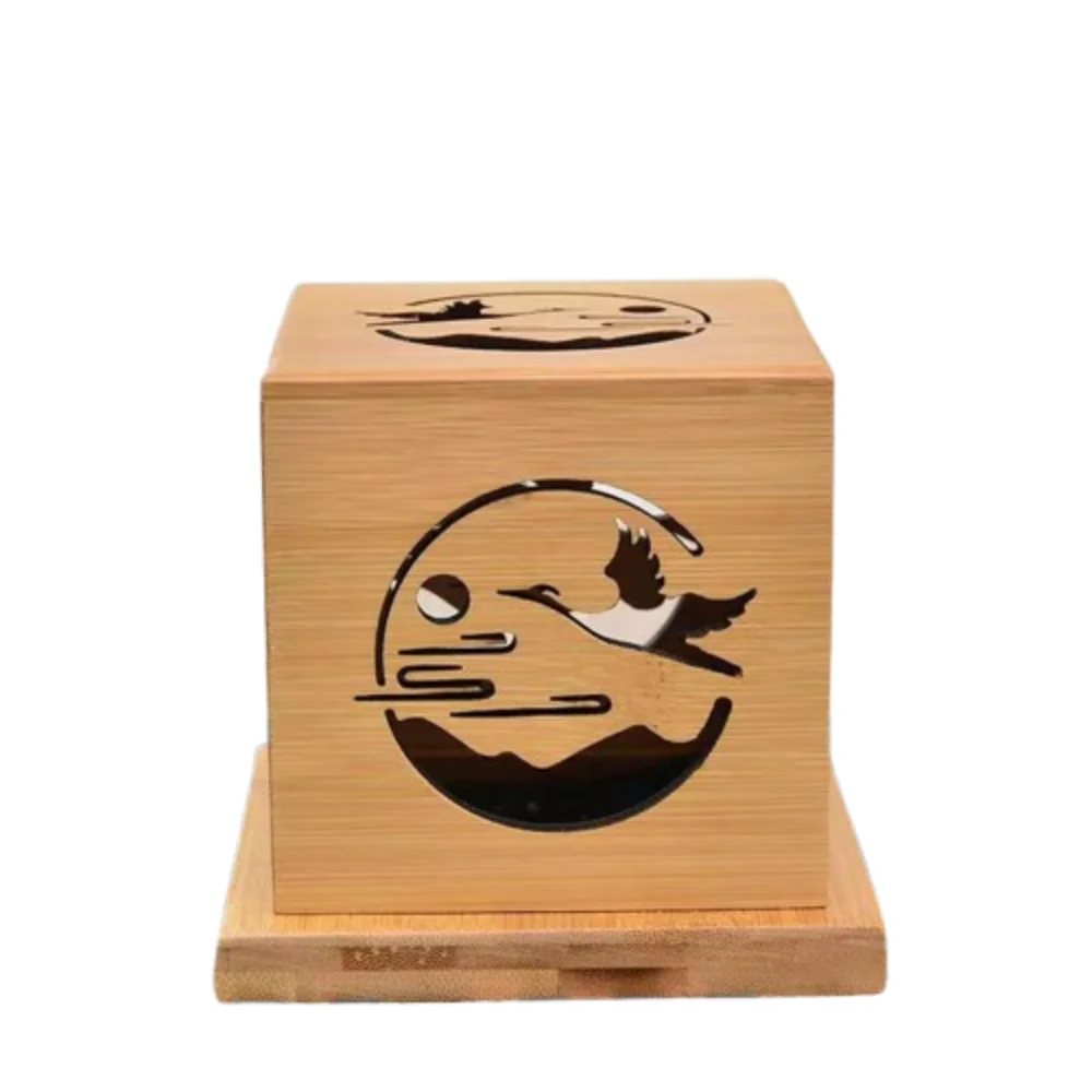 Creative Bamboo Incense Burner Anti-Scald with Cover Aromatherapy Box Hollow Out Mosquito Incense Rack Yoga Room
Creative Bamboo Incense Burner Anti-Scald with Cover Aromatherapy Box Hollow Out Mosquito Incense Rack Yoga Room