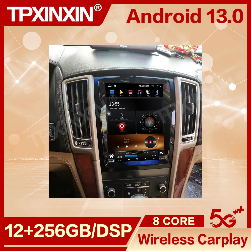 Автомобильный мультимедийный плеер для Cadillac SLS, стерео-система на Android 13, с GPS, Bluetooth, для Carplay
Автомобильный мультимедийный плеер для Cadillac SLS, стерео-система на Android 13, с GPS, Bluetooth, для Carplay