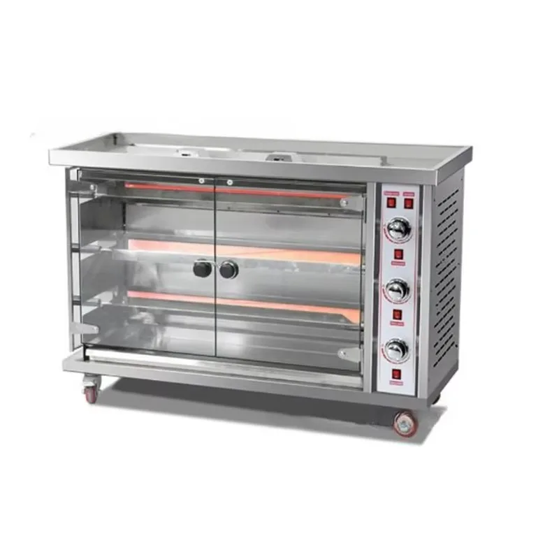 Factory Price Automatic Commercial Electric Chicken Roaster Rotisserie Oven Pork Knuckle Roaster Heating
Factory Price Automatic Commercial Electric Chicken Roaster Rotisserie Oven Pork Knuckle Roaster Heating