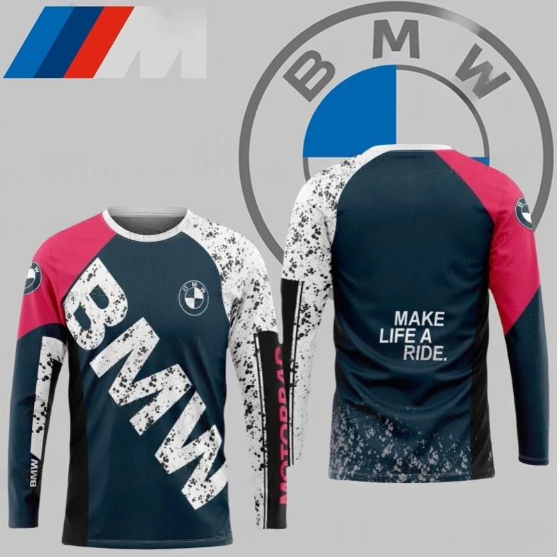 BMW Quick-drying Long Sleeved 2025 New High-end Luxury BMW Brand Sports Leisure T-shirt Car Lover Gift Cycling Jersey Top Moto 
BMW Quick-drying Long Sleeved 2025 New High-end Luxury BMW Brand Sports Leisure T-shirt Car Lover Gift Cycling Jersey Top Moto