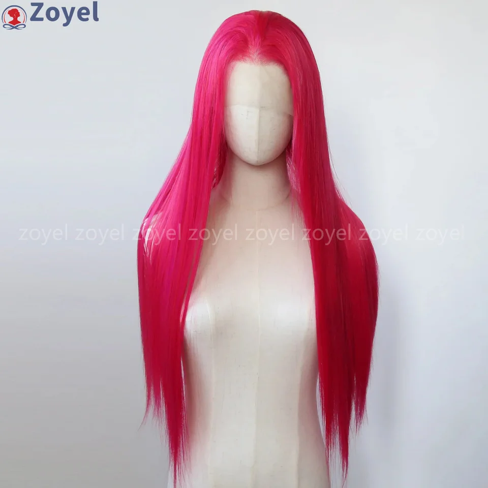 Hot Rose Pink Synthetic Lace Front Wig Long Straight Lace Front Synthetic Wig Pre Plucked Heat Resistant Hair Daily Wear Cosplay
Hot Rose Pink Synthetic Lace Front Wig Long Straight Lace Front Synthetic Wig Pre Plucked Heat Resistant Hair Daily Wear Cosplay