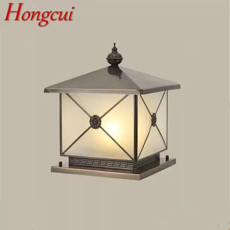 Hongcui Outdoor Electricity Post Lamp Vintage Creative Chinese Brass Pillar Light LED Waterproof IP65 for Home Villa Courtyard
Hongcui Outdoor Electricity Post Lamp Vintage Creative Chinese Brass Pillar Light LED Waterproof IP65 for Home Villa Courtyard