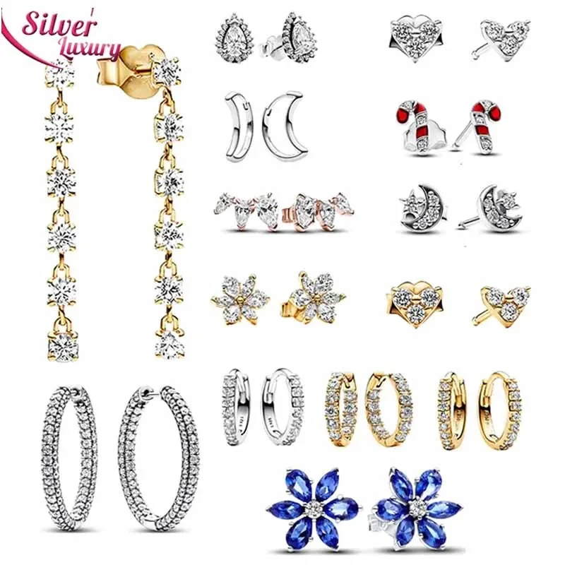 New best-selling Christmas S925 Silver Sparkling Blue Herbarium Cluster Stud Earrings, Suitable for Women's Fashion Jewelry
New best-selling Christmas S925 Silver Sparkling Blue Herbarium Cluster Stud Earrings, Suitable for Women's Fashion Jewelry