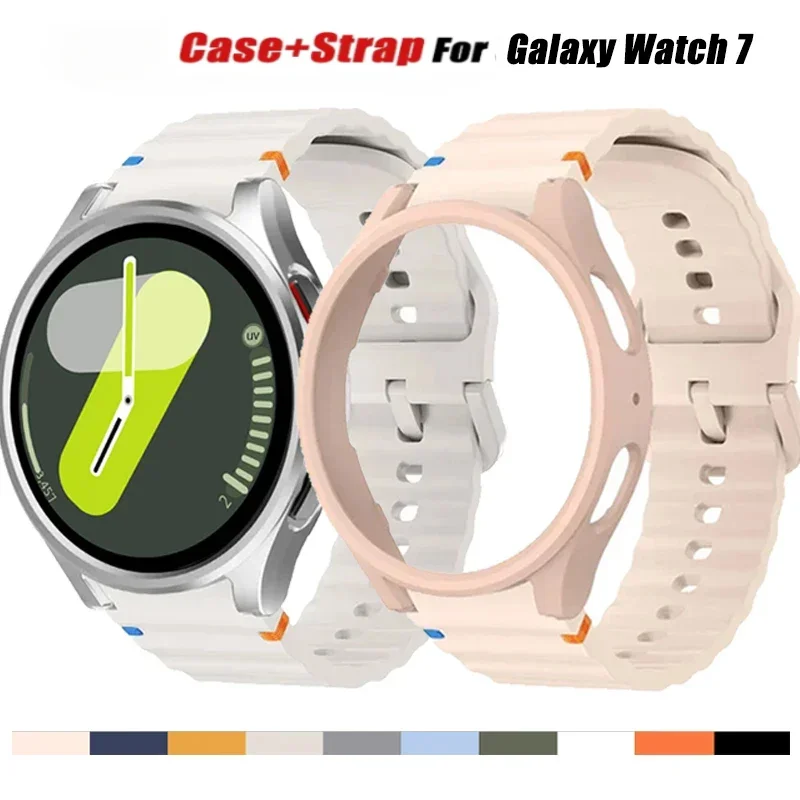 Original Silicone band+Case For Samsung Galaxy Watch 7 Ultra 44mm 40mm Bracelet For Galaxy Watch 7 Classic PC Case Protective
Original Silicone band+Case For Samsung Galaxy Watch 7 Ultra 44mm 40mm Bracelet For Galaxy Watch 7 Classic PC Case Protective